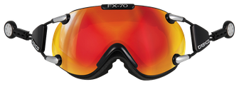Goggles Casco FX70 Carbonic Black Orange Mirror - 2023/24