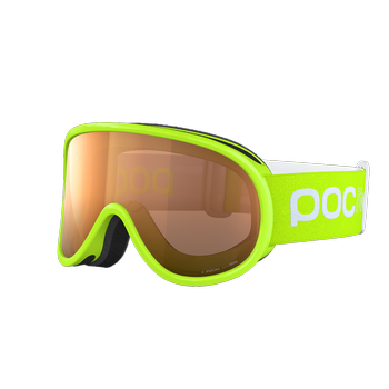 Goggles POC Pocito Retina Fluorescent Green/Orange - 2023/24