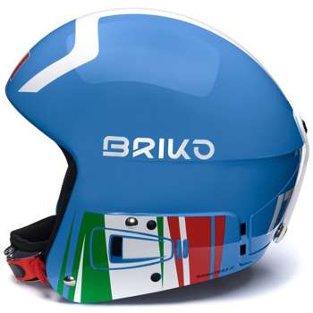 Helmet BRIKO Vulcano FIS 6.8 JR Shiny Science Blue/White/Science Blue - 2022/23