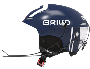 Helmet Briko Slalom EPP France Shiny Tangaroa Blue/White - 2023/24