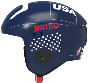Helmet Briko Vulcano 2.0 USA Shiny/Blue White - 2023/24