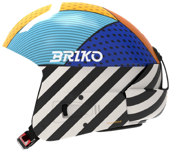 Helmet Briko Vulcano FIS 6.8 Graphik Shiny/Black White - 2023/24