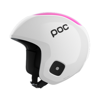 Helmet POC Skull Dura Jr Hydrogen White/Fluorescent Pink - 2022/23