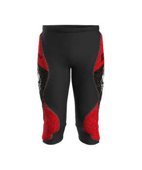 Pants with protections ENERGIAPURA Panta Racing 3/4 Red/Black - 2023/24