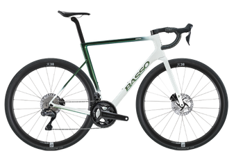 Road bike Basso Astra Ultegra Di2 Pop Green/Microtech RE38 - 2023