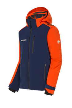 Ski Jacket Descente Paddy Orange/Navy - 2023/24