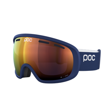 Ski goggles POC Fovea Lead Blue/Partly Sunny Orange - 2023/24