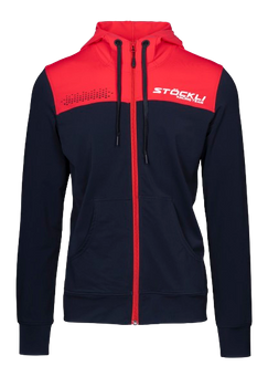 Stoeckli Hoody Jacket Fullzip WRT Black Red - 2023/24