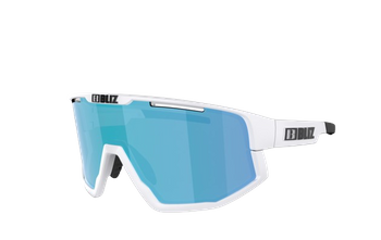 Sunglasses BLIZ Fusion Matt White/Brown Blue - 2024
