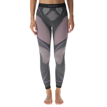 Thermal underwear UYN Woman Evolutyon UW Pants Long Melange Anthracite Melange/Raspberry/Purple - 2023/24