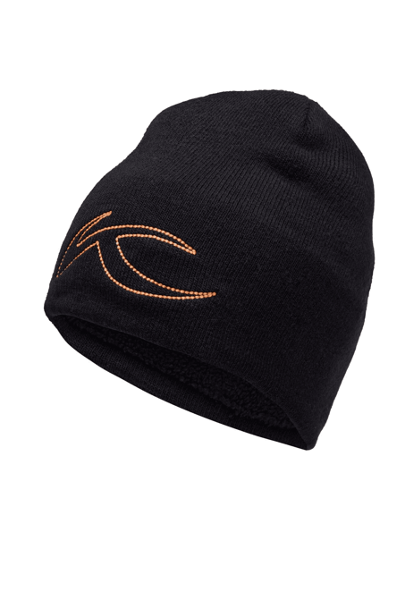 Cap KJUS Unisex Side Logo Beanie Black - 2022/23