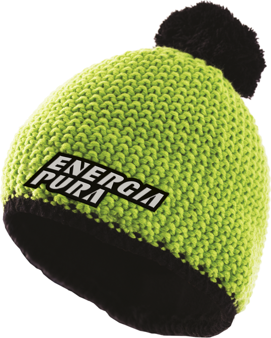 ENERGIAPURA Peak Fluo Green/Black Hat - 2022/23