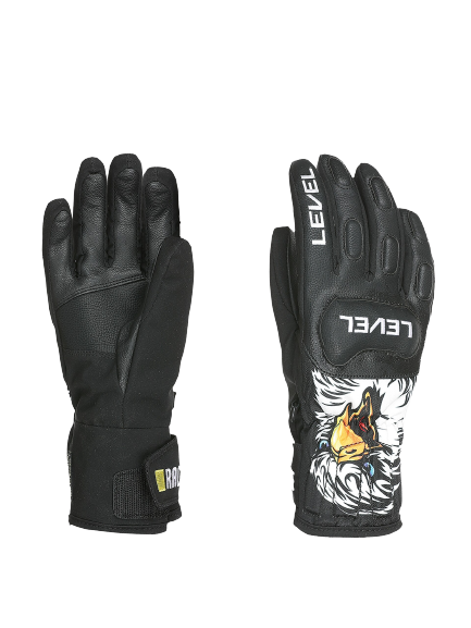 Gloves LEVEL Race JR Black - 2022/23