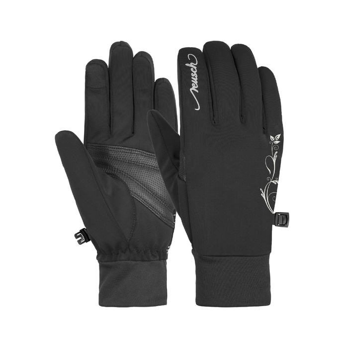 Gloves REUSCH Saskia TOUCH-TEC Black/Silver - 2022/23