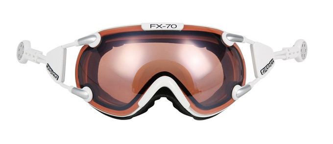 Goggles Casco FX 70 Vautron White - 2023/24