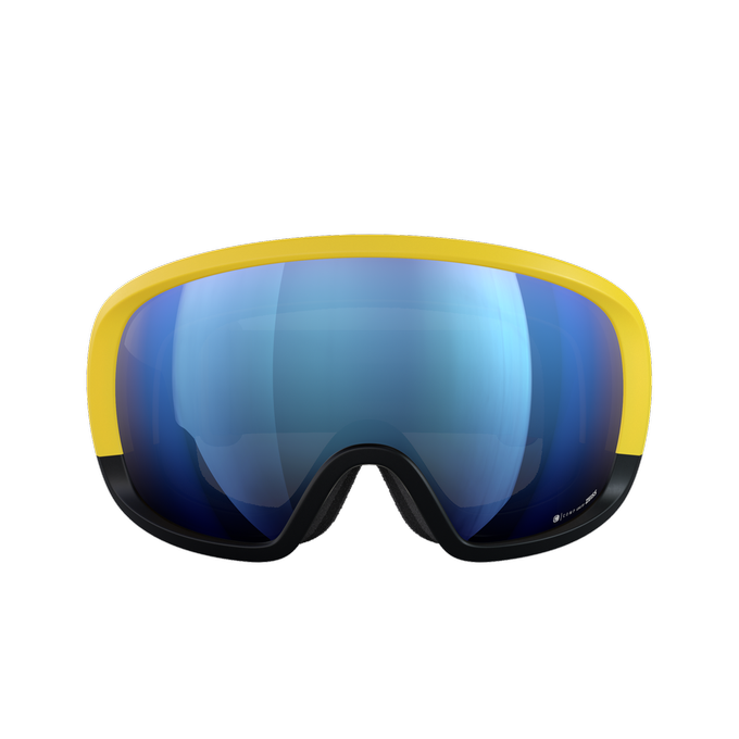 Goggles POC Fovea Mid Clarity Comp Aventurine Yellow/Uranium Black/Spektris Blue - 2022/23