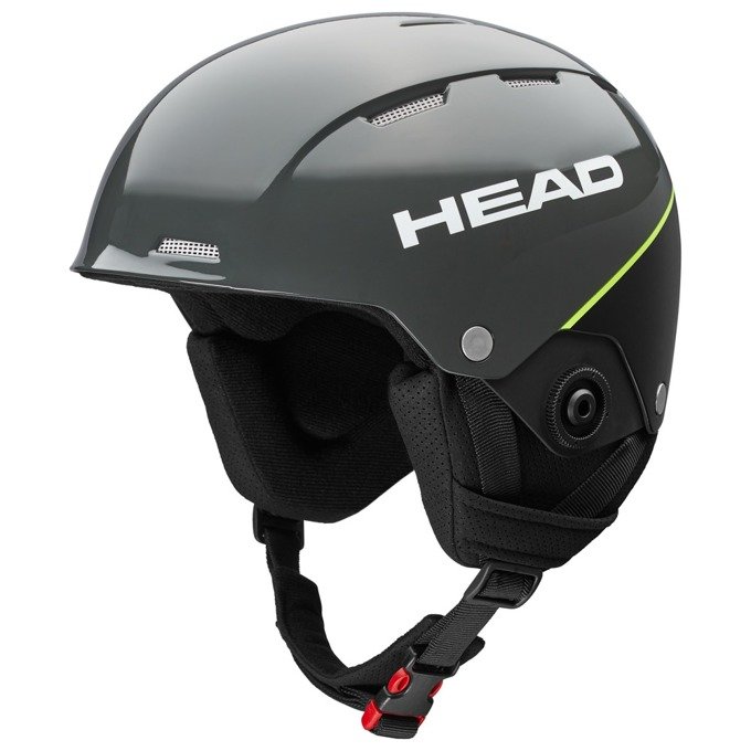 Helmet HEAD Team SL Anthracite/Black + Chinguard - 2022/23
