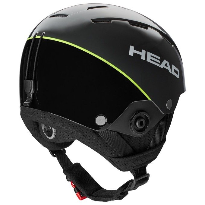 Helmet HEAD Team SL Anthracite/Black + Chinguard - 2022/23
