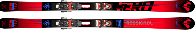 Skis Rossignol Hero Athlete GS Pro + Spx 10 GW B73 Hot Red - 2023/24