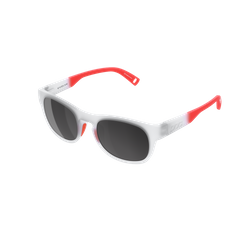 Children's sunglasses POC Evolve Transparant Crystal/Fluorescent Orange - 2023/24