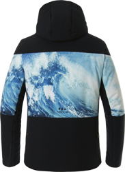 Ski jacket ENERGIAPURA Flaine Life Jacket Black/Wave - 2022/23