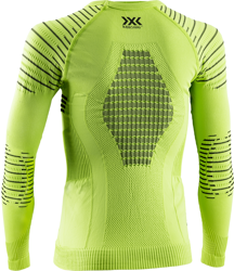 Thermal underwear X-BIONIC Invent 4.0 Shirt Lg Sl Junior Green Lime/Black - 2021/22