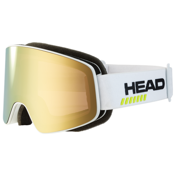 Brille HEAD Horizon 5k Race Gold/White + ersatzlinse - 2022/23