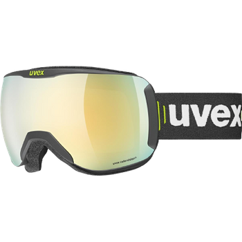 Brille Uvex Downhill 2100 CV Black Matt SL/Gold-Green - 2023/24