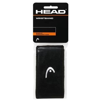 HEAD Wristband 5` Black