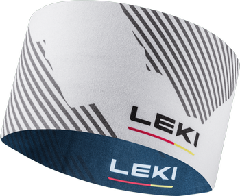 Stirnband LEKI XC Headband blue-white-grey - 2023
