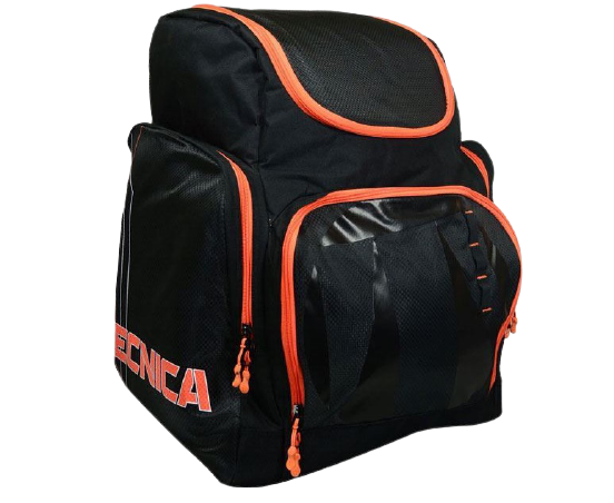 Beutel TECNICA Family/Team Skiboot Backpack Black/Orange - 2022/23