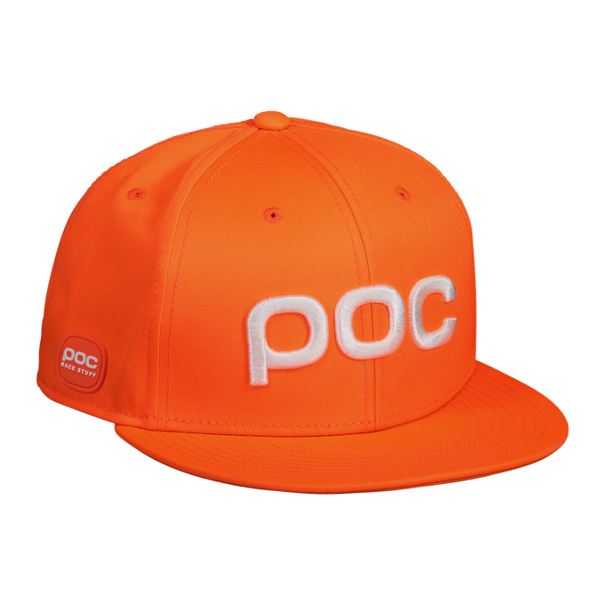 Kappe Poc Race Stuff Cap Fluorescent Orange - 2023/24