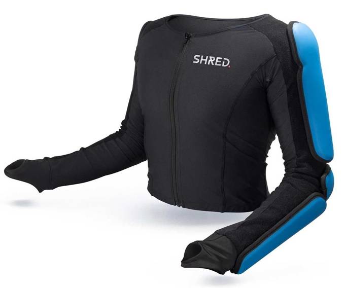 Protektor SHRED Ski Race Custom Protective Jkt Black/Blue - 2022/23