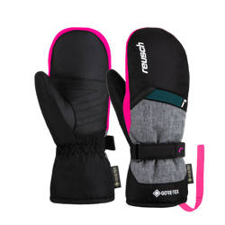 Handschuhe Reusch Flash GORE-TEX Junior Mitten Black/Black Melange/Pink Glo- 2023/24