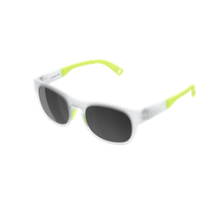 Sonnenbrille POC Evolve Transparent Crystal/Fluorescent Limegreen/Equalizer Grey Cat 3 - 2023/24