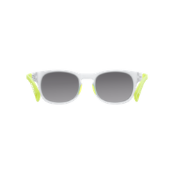 Sonnenbrille POC Evolve Transparent Crystal/Fluorescent Limegreen/Equalizer Grey Cat 3 - 2023/24