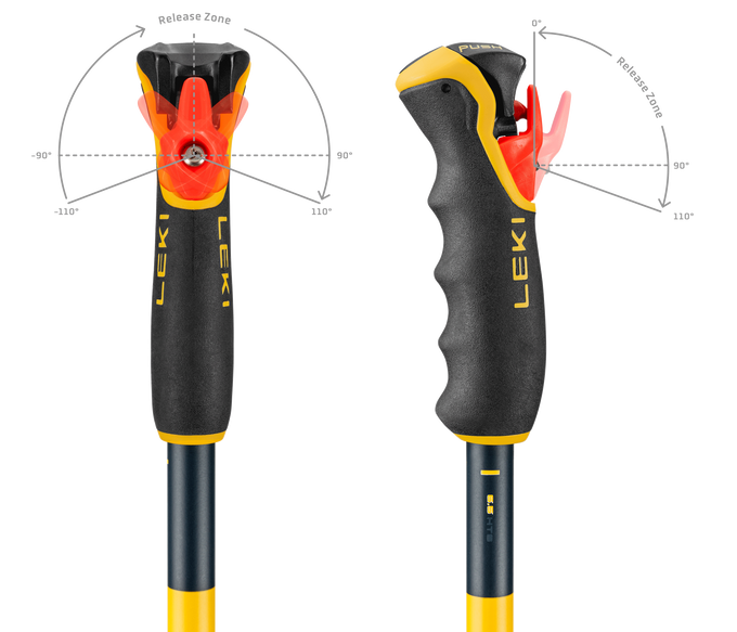 Skistöcke LEKI Spitfire 3D Orange - 2025/26