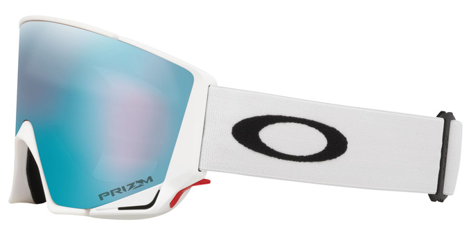 Brille Oakley Flow Scape L Matte White/Prizm Snow Sapphire Iridium + Additional lens Prizm Snow Iced Iridium - 2025/26