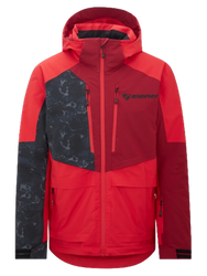 Skijacke Ziener Trivor Man Padded Red Black Foggy Print - 2024/25