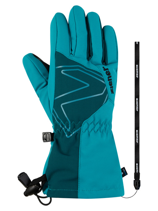 Gloves Ziener Laval-z As® Aw Glove Junior Unisex Aqua Breeze - 2025/26