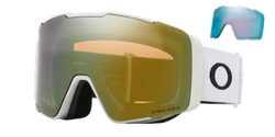 Brille Oakley Line Miner Pro L Matte White Prizm Sage Gold + ersatzlinse Prizm Sapphi - 2024/25