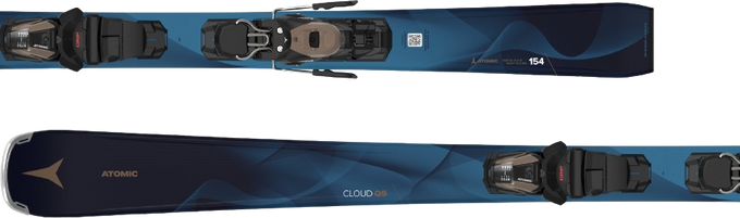 Ski Atomic Cloud Q9 + M 10 GW Black/Sand - 2024/25