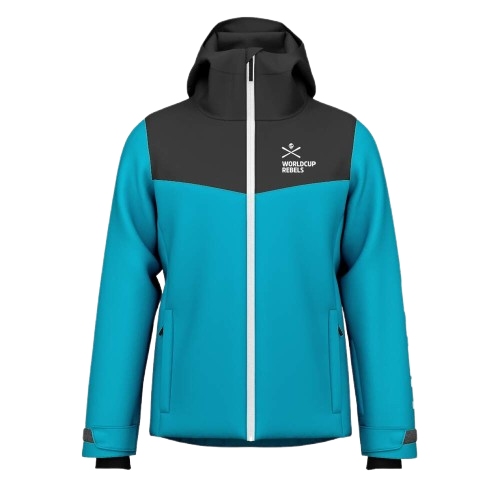 Skijacke HEAD Race Nova Jacket Junior Black/Blue - 2025/26