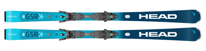 Ski HEAD Worldcup Rebels E.GSR + PR 11 GW Brake [G] 78 mm Matt Black/Speed Blue - 2025/26