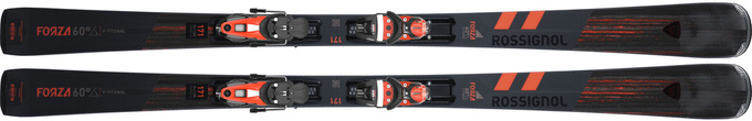 Ski Rossignol Forza 60° V-Ti + Nx 12 Konect GW B80 Black Hot Red - 2024/25