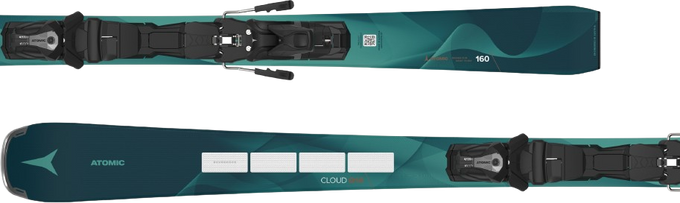 Ski Atomic Cloud Q14 Revoshock S + MI 12 GW Black/Smoke - 2024/25