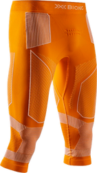 Thermal underwear X-Bionic Energy Accumulator Light Pants 3/4 Men Blazing Orange/Arctic White - 2024/25
