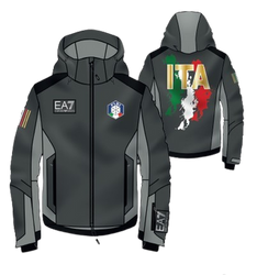 Jacke Emporio Armani Fisi Ski Puffy Jacket Dark Grey - 2024/25