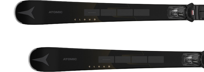 Ski Atomic Cloud C12 Revoshock C + M 10 GW Black/Gold - 2024/25