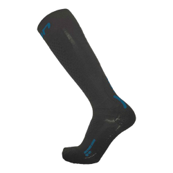 Ski socks UYN Man Ski One Pure Snow Socks Black/Blue - 2025/26